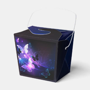 Caja Para Regalos Fondo con mariposas nocturnas