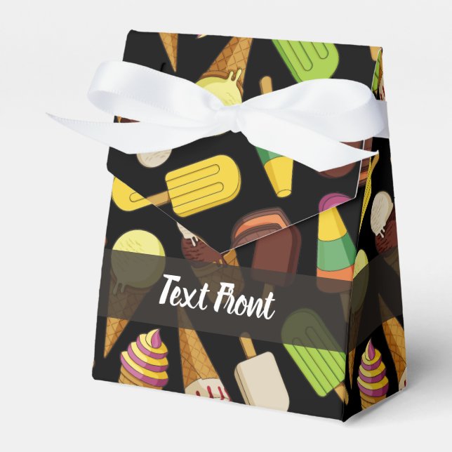 Caja Para Regalos Fondo de Crema de Hielo (Front Side)