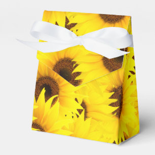 Caja Para Regalos Fondo de los girasoles