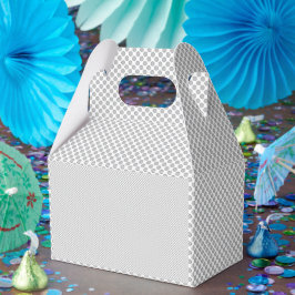 Caja Para Regalos Fondo de señaligen de evento de lunares grises mod