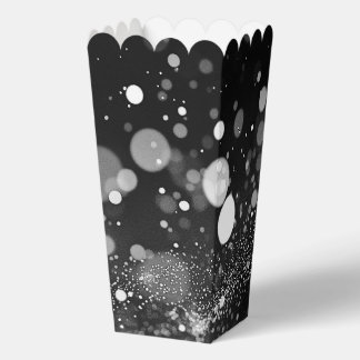 Caja Para Regalos Fondo de tormenta de nieve Bokeh - Gris