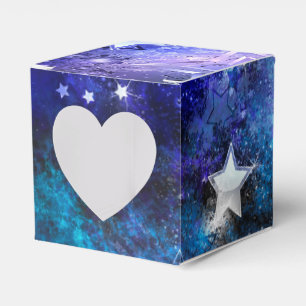 Caja Para Regalos Fondo espacial con estrellas