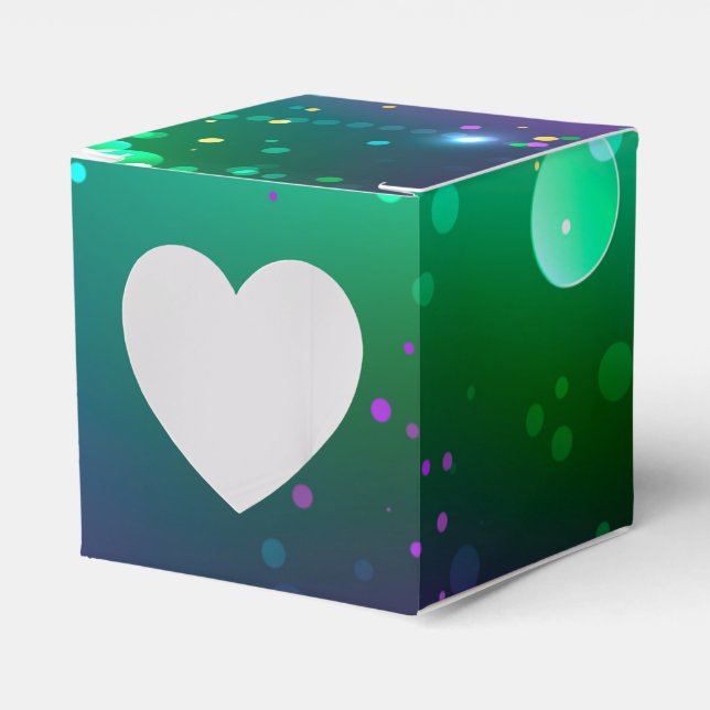 Caja Para Regalos Fondo morado festivo Mardi Gras (Anverso)