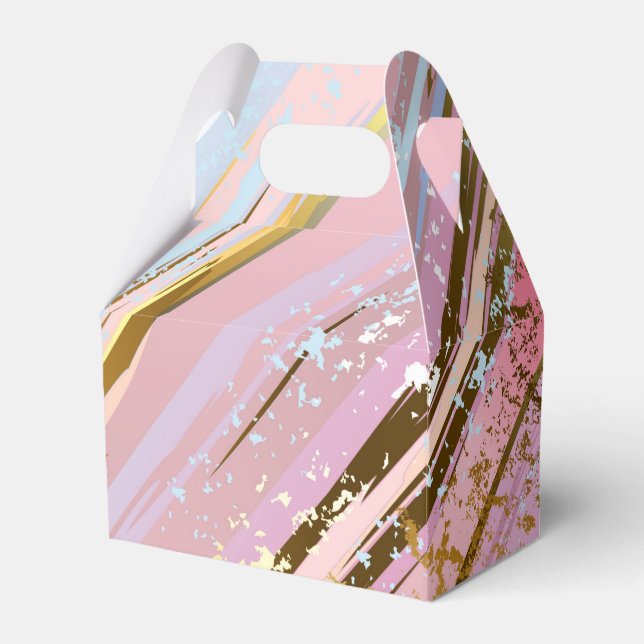 Caja Para Regalos Fondo rosa texturizado (Front Side)
