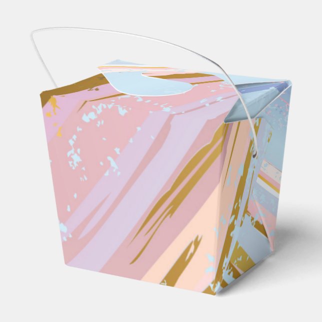 Caja Para Regalos Fondo rosa texturizado (Reverso)