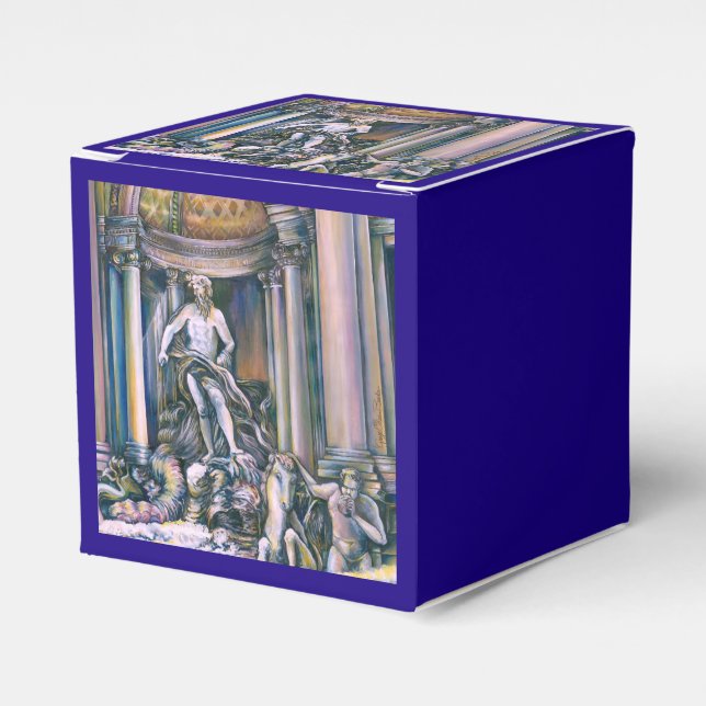 Caja Para Regalos Fontana Di Trevi, Roma, Italy (Costado Anverso)