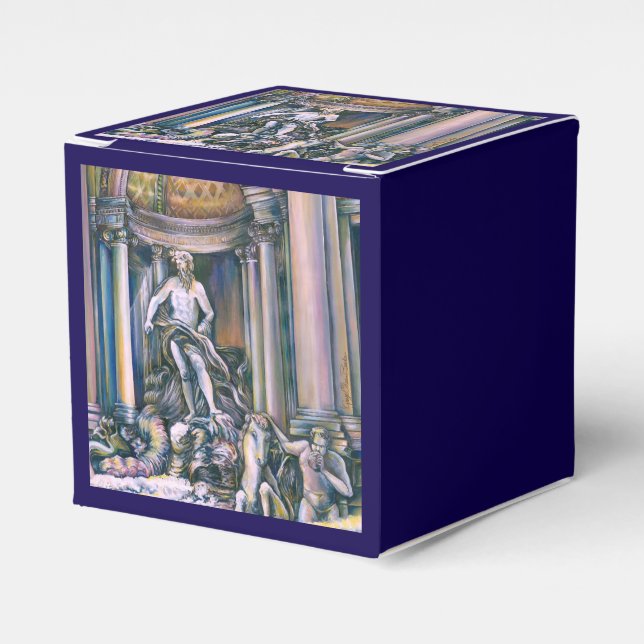 Caja Para Regalos Fontana Di Trevi, Roma, Italy (Costado Anverso)