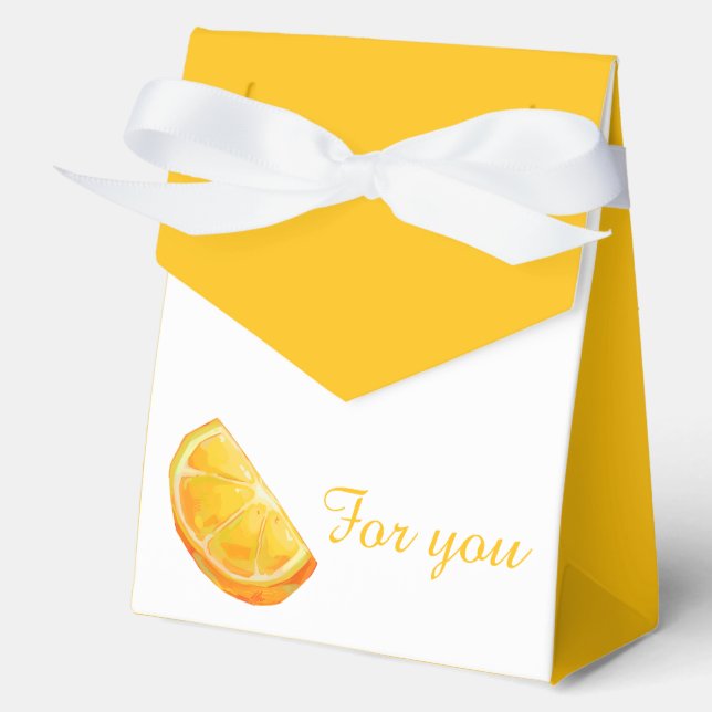 Caja Para Regalos For you, orange  (Anverso)