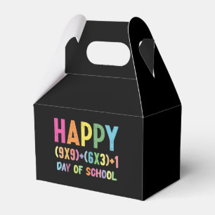 Caja Para Regalos Fórmula Matemática 100 Días De Escuela Divertido P