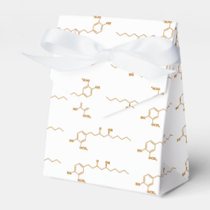 Caja Para Regalos Fórmula química de la Molécula Ginger Gingerol