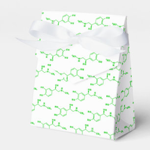 Caja Para Regalos Fórmula Química Molecular Adrenalina