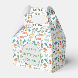 Caja Para Regalos Foto de la fiesta de cumpleaños de Dinosaur