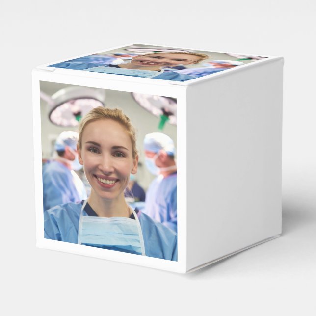 Caja Para Regalos Foto de médico personalizar (Costado Anverso)