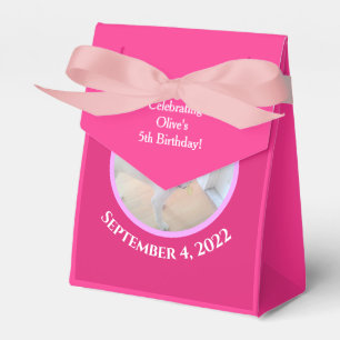 Caja Para Regalos Foto de Perro de Cachorro Adorable con bufanda ros