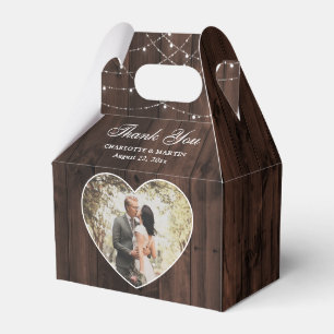 Caja Para Regalos Foto de Rustic Wood Boda