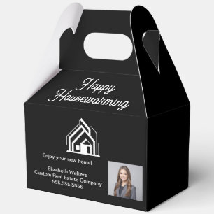Caja Para Regalos Foto personalizada de agente inmobiliario para ina