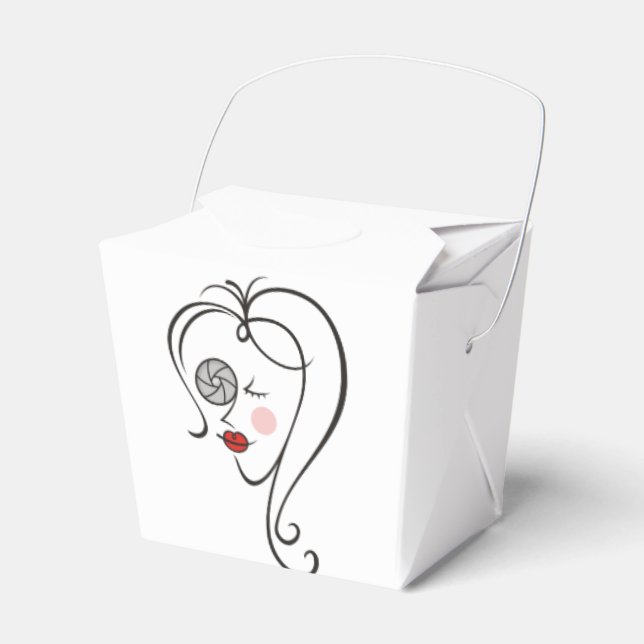 Caja Para Regalos Fotógrafa femenina (Front Side)