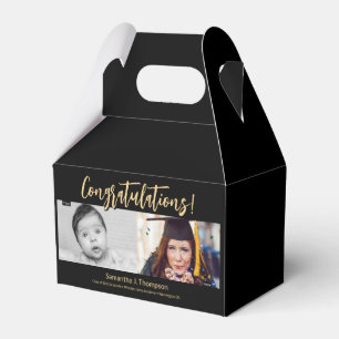 Caja Para Regalos Fotos personalizados Y Ahora Felicitaciones Gradua