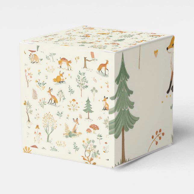 Caja Para Regalos "Fox Delight Gift Box" (Costado Anverso)