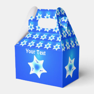 Caja Para Regalos Fractal Magen Lavan (Estrella Blanca)