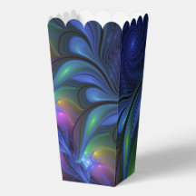 Fractal verde rosa azul luminoso colorido abstract