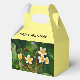 Caja Para Regalos Frangipani amarillo