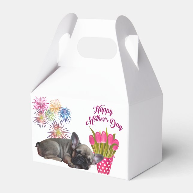 Caja Para Regalos französische Bulldogge  (Reverso)
