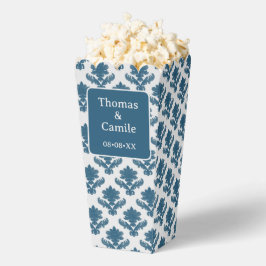 Caja Para Regalos French Tapestry Blue and White