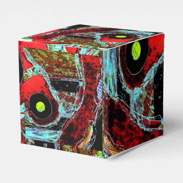 Caja Para Regalos Frequency Serpent – Abstract Energy Favor Box (Costado Anverso)