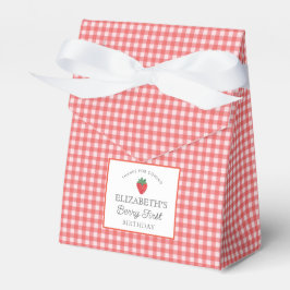 Caja Para Regalos Fresa Berry primer cumpleaños de picnic