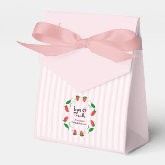 Caja Para Regalos Fresa de jardín Amor y agradecimiento Despedida d