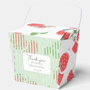 Caja Para Regalos Fresa moderna y estampado desnudo Cumpleaños