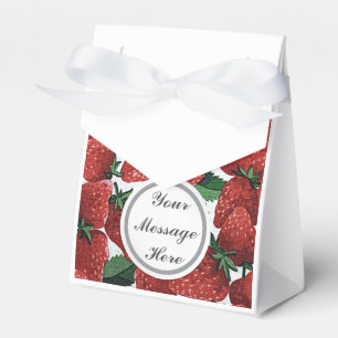 Caja Para Regalos Fresas y crema