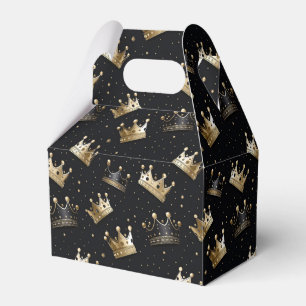 Caja Para Regalos fresco patrón de la corona de Prince