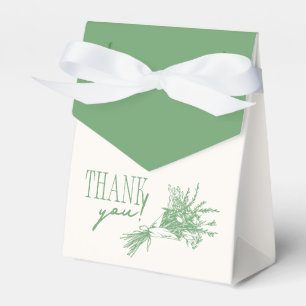Caja Para Regalos Fresco Salido del Mercado: Desayuno Nupcial Verde