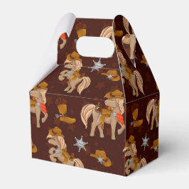 Caja Para Regalos fresco vaquero sheriff caballo enlosado