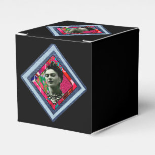 Caja Para Regalos Frida Kahlo Retro Denim Diamond
