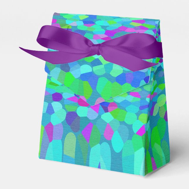 Caja Para Regalos Fringe Confetti Blues (Front Side)