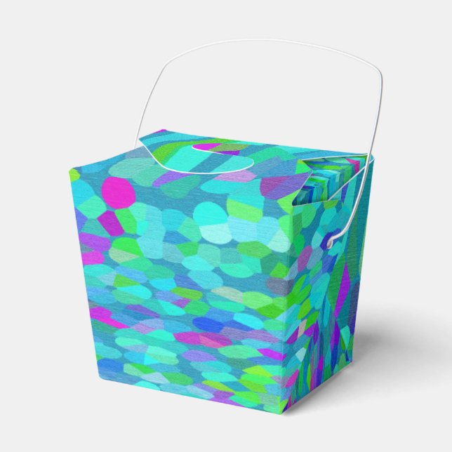 Caja Para Regalos Fringe Confetti Blues (Front Side)