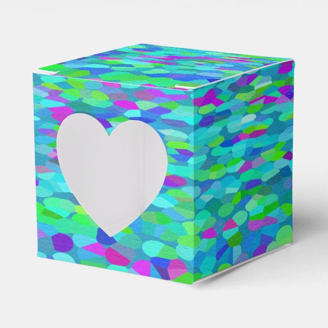 Caja Para Regalos Fringe Confetti Blues (Anverso)