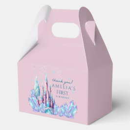 Caja Para Regalos Frozen 1st Birthday Cartoon Castle First Birthday