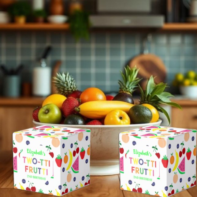 Caja Para Regalos Fruit Two-tti Frutti 2nd Birthday (Subido por el creador)