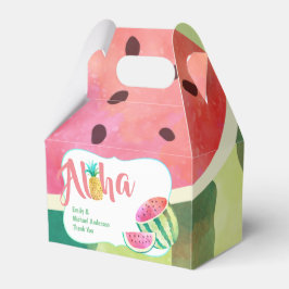 Caja Para Regalos Fruity Tropical Gable Favor Box Watermelon