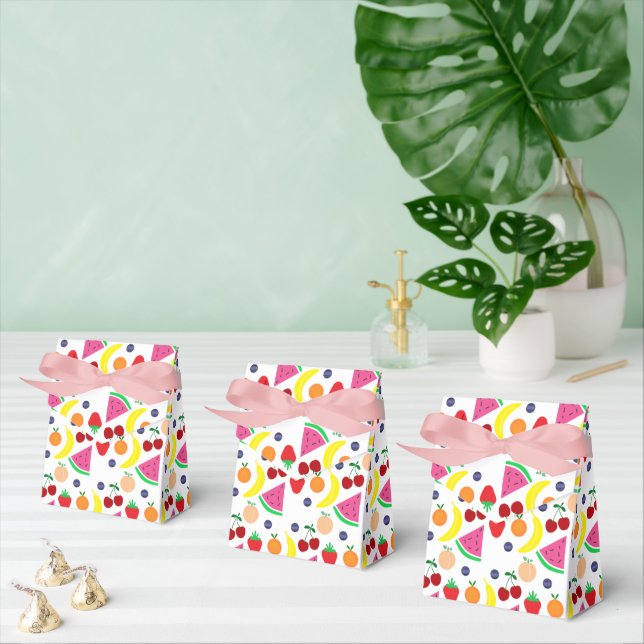 Caja Para Regalos Fruta Dos-tti Frutti segundo cumpleaños (Múltiple)