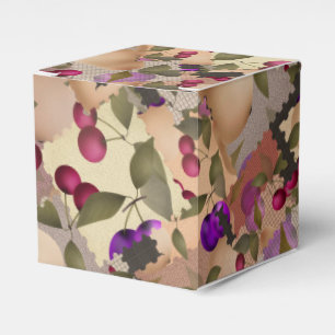 Caja Para Regalos Frutas, patchwork
