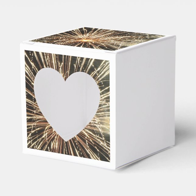 Caja Para Regalos Fuegos artificiales (Anverso)