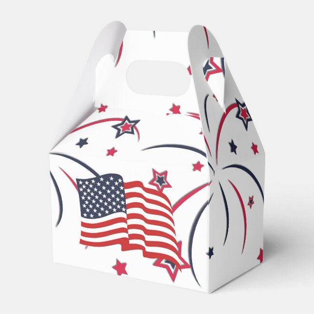 Caja Para Regalos Fuegos artificiales (Front Side)