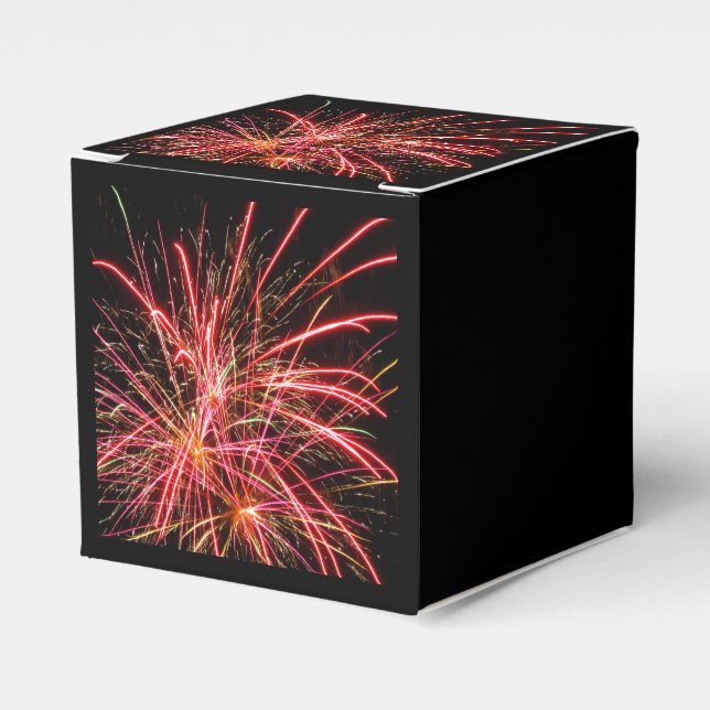 Caja Para Regalos Fuegos artificiales 01 (Costado Anverso)