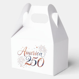 Caja Para Regalos Fuegos Artificiales del 250 Aniversario de Estados
