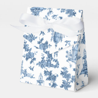 Caja Para Regalos Fuentes y árboles fantásticos de la época azul